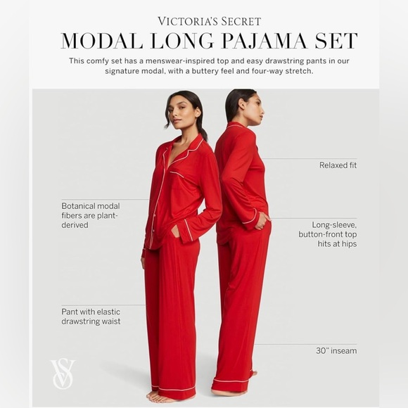 Victoria's Secret Other - Victoria Secret Modal Long PJ Set Size XL